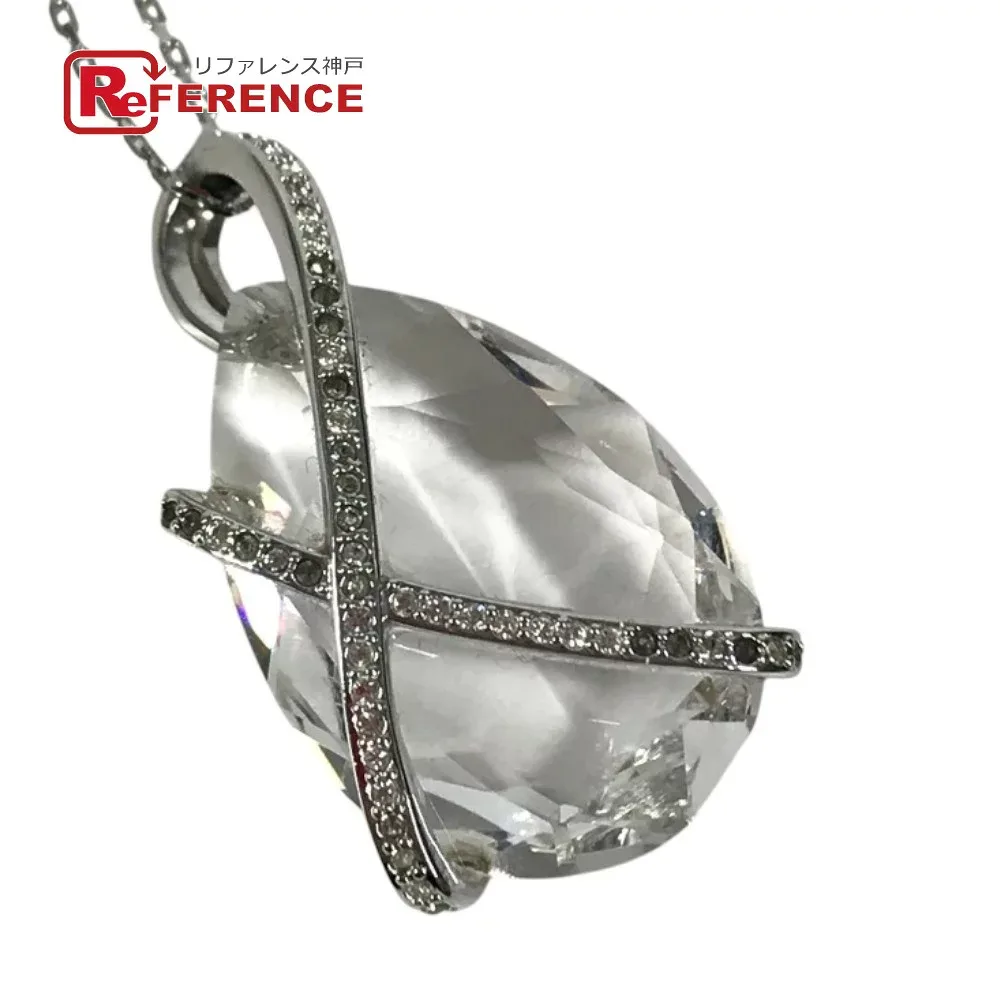 SWAROVSKI スワロフスキー 1081993 North ペンダント ラインストーン クリスタル アクセサリー ジュエリー チェーンネックレス ネックレス メタル ユニセックス シルバー 【中古】