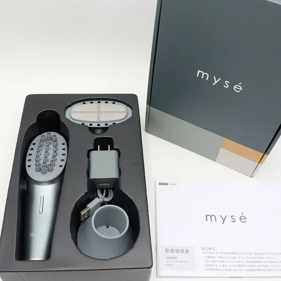 【美品】ヤーマン ミーゼ ニードルリフトブラシ MS-83S 美顔器 EMS スカルプ 頭皮 防水 myse YA-MAN 本体 【中古】