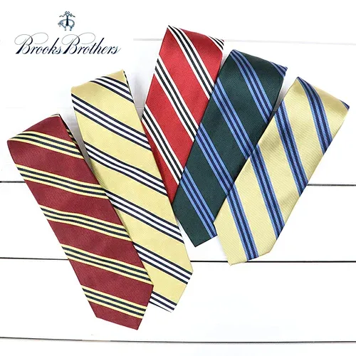 Brooks Brothers (ブルックスブラザーズ) : BB1 ストライプ レップタイ【正規取扱店】【smtb-KD】【sm15-17】【楽ギフ_包装】【シルク】【アメリカ製】【ネクタイ】