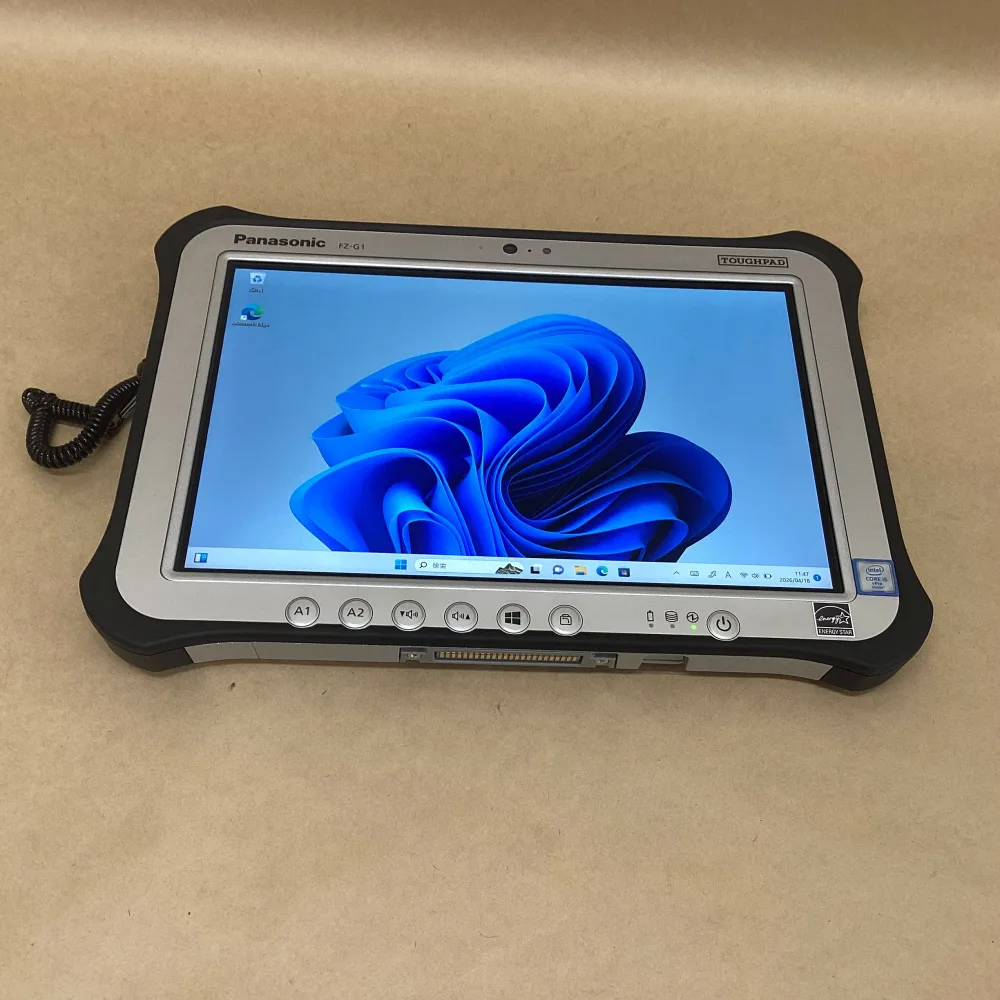 【中古】 PANASONIC タブレット TOUGHPAD FZ-G1R3000VJ CI5(6300U)-2.4GHZ 4GB 128GB 10.1インチ WIN11P 無線 BLUETOOTH カメラ スタイラス カバー欠品有り 送料 無料 14時までの ご注文 即日発送