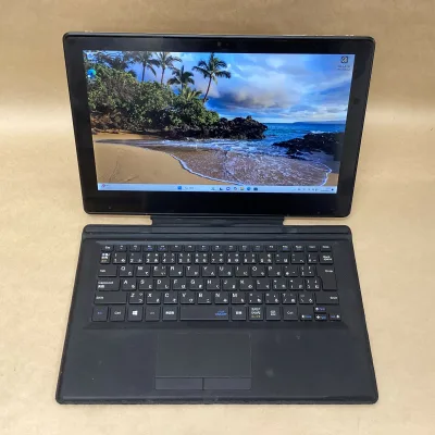 【中古】 NEC タブレット VK210S-3 COREM3(7Y30)-1GHZ 4GB 128GB 12.5in WIN11P 無線 BLT カメラ キーボード付きカバー 液晶シミ有り 送料 無料 14時までの ご注文 即日発送