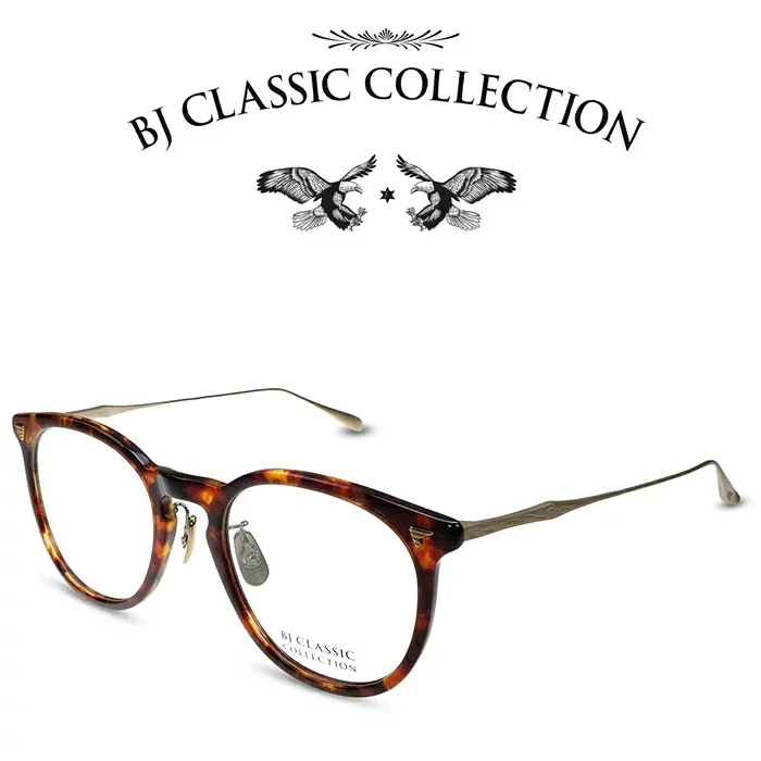 BJ CLASSIC COLLECTION P-556MP LT C-2-6 バラフ マットゴールド BJクラシックコレクション 度付きメガネ 伊達メガネ メンズ レディース 日本製 本格眼鏡 (お取り寄せ)