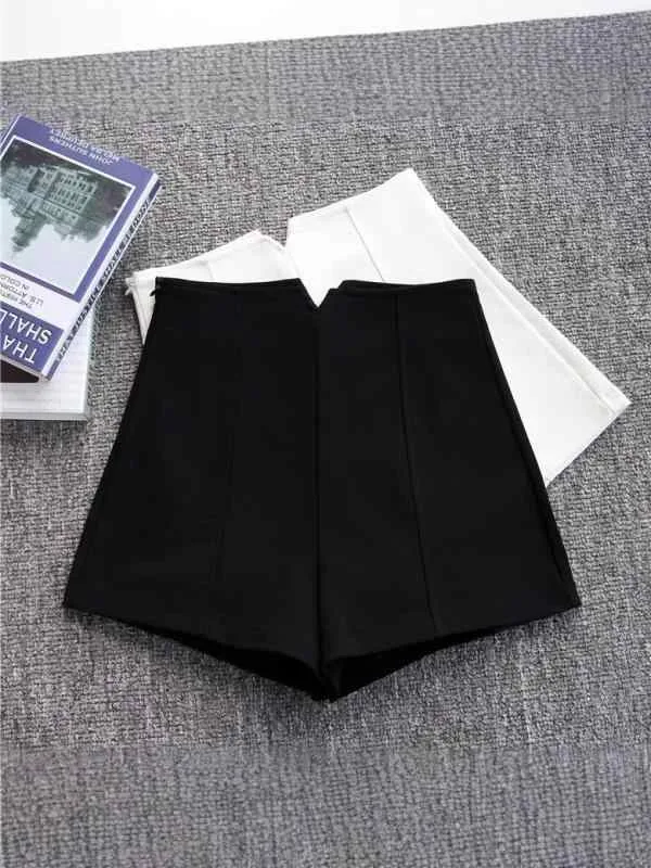 ショートパンツ レディース 短パン ボトムス ワイドパンツ テーパードパンツ カジュアルパンツ ハーフパンツ 半パンツ ハイウエスト 美脚 ポケット付き 無地 薄手 涼しい ルームウェア 部屋着 普段使い デイリー 旅行 散歩 通学 通勤 アウトドア