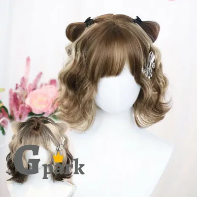 フルウィッグ かつら 女性 前髪あり 原宿 可愛い キュート ウイッグ wig コスプレ 耐熱ウィッグ 小顔効果抜群 コスチューム ロリータ 文化祭 学園祭 イベント ハロウィン レトロ風 変装 仮装 女装 mm015zbzbm7