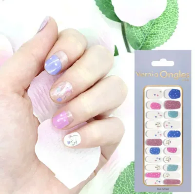 花柄ネイル ドット柄ネイル ネイルV63 シールネイル 貼るタイプネイル 使い捨てネイル ネイルかわいい 簡単 セルフ キット 硬化 硬め 初心者 貼って固める シンプル おすすめ ランキング ジェルネイルセット 送料無料