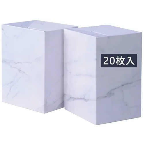 20枚セット サニタリーボックス 使い捨て ゴミ箱 トイレ エチケットボックス ごみ箱 使い捨て 見えない 臭わない おしゃれ 車内 車用品 便利グッズ 紙製 来客 (ホワイト)