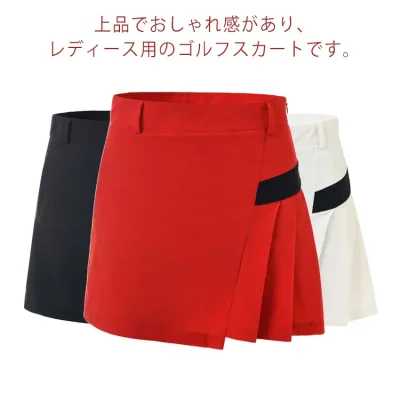 ゴルフウェア レディース ゴルフスカート ミニスカート インナーパンツ付き おしゃれ 可愛い キレイめ シンプル ストレッチ性 春夏 ランニング 運動