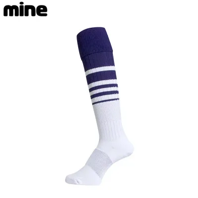 マイン mine メンズ ラグビー サッカー ソックス ストッキング RUGBY SOCKS ネイビー×ホワイト 25-27cm 811 MNE811