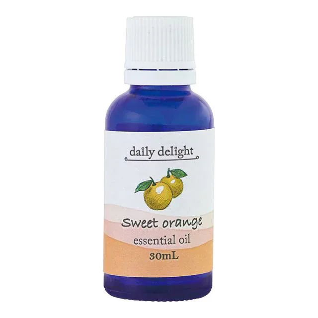 daily delight(デイリーディライト)エッセンシャルオイル(精油)30ml 【スイートオレンジ】天然香料 自然 GPP グローバルプロダクトプランニング 加湿器 アロマディフューザー アロマオイル 香り リラックス アロマテラピー アロマセラピー
