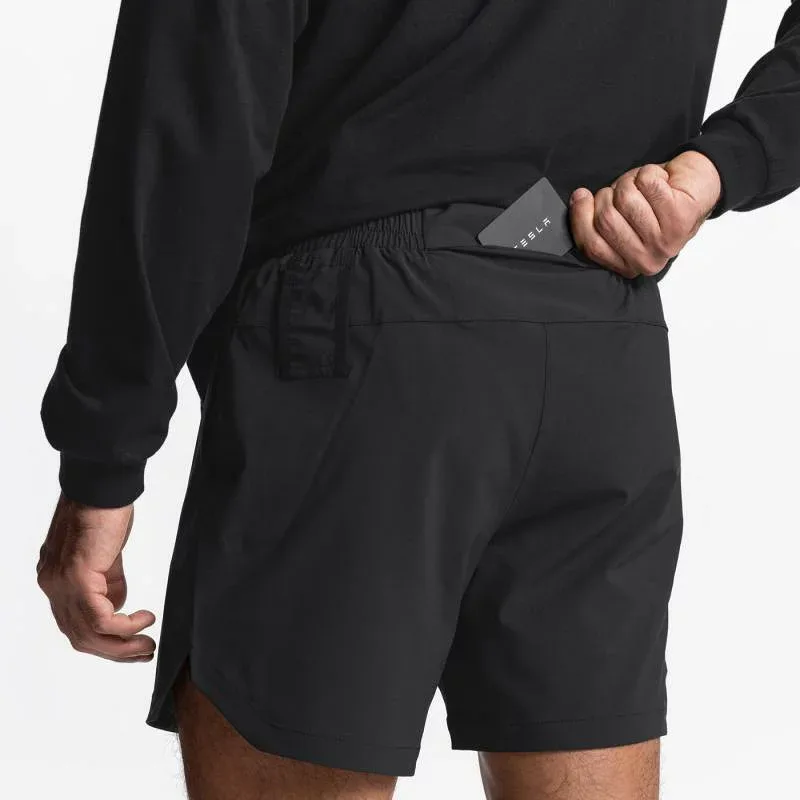 Men's Summer Shorts, Quick Dry, Basketball Style, Training, Fitness, Lightweight, Moisture Absorbent, Quick Drying, Casual, Above Knee Length, Sportswear, Outdoor