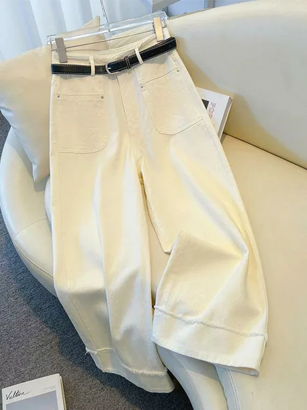 ジーンズ レディース デニムパンツ ストレートパンツ クロップドパンツ 九分丈 ボトムス ズボン ハイウエスト ワイドパンツ ジーパン 接触冷感 薄手 軽量 ストレッチ 美脚 伸縮性 カジュアル ゆったり 脚長 通気性 涼しい 体型カバー 細見え 着痩せ