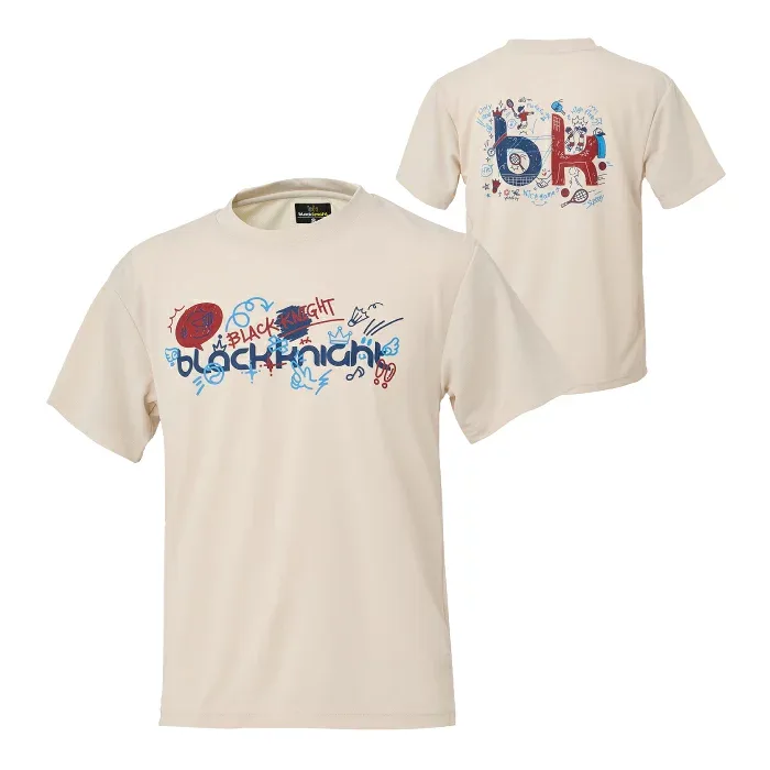 ブラックナイト ユニ ドライ Tシャツ ライトベージュ T-6106U 吸汗速乾
