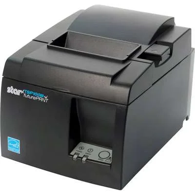 Star Micronics TSP143IIIBI Gray US Auto-cutter Bluetooth, iOS, Android, Windows with Internal Uber Eats対応 | TSP143IIIBI スター精密 レシートプリンター Bluetooth接続 MFi認証 iOS対応 ウーバーイーツ キッチンプリンター オーダー伝票プリント TSP100IIIシリーズ