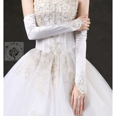 A015254結婚式 手袋 花嫁グローブ 披露宴 二次会ウエディンググローブ ブライダル