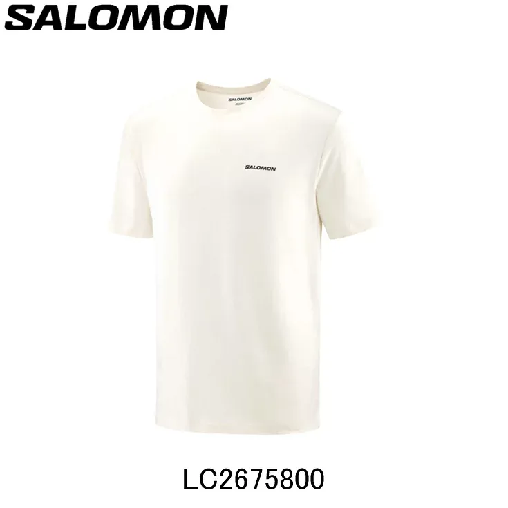 サロモン SALOMON CHEST LOGO チェスト ロゴ ランニングT シャツ 半袖 メンズ 男性【lc2675800】陸上・ランニング用品