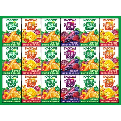 【送料無料・包装無料・のし無料】カゴメ 小容量 野菜飲料ギフト(18本) SYJ-15G(B4)