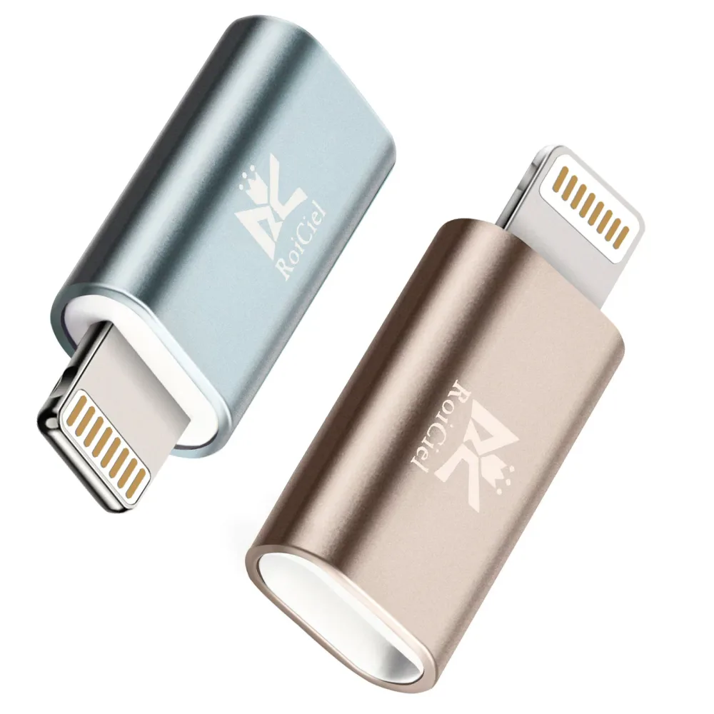 RoiCiel iphone 変換アタブター USB-C から Lightning ライトニング タイプc 変換 アダプタ タイプc ライトニング typec lightning 変換 type c to lightning 変換アダプター Type-C 変換コネクター Lightning 変換 アダプター 急速充電 データ転送 iPhone iPad iPod
