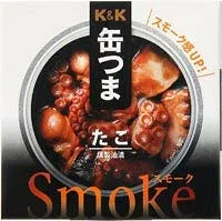 K&K 缶つまSmoke たこ K&K 缶つま Smoke たこ 燻製 スモーク タコ 蛸 国分 おつまみ 缶詰 酒の肴 家飲 珍味 ビール ワイン 日本酒 ギフト プレゼント プチギフト