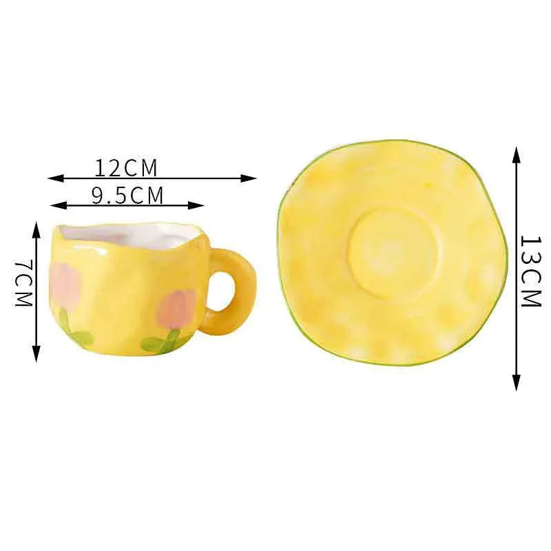 陶器 コーヒーカップ ソーサー セット 雲模様 手描き ハンドメイド風 北欧風 雑貨 可愛い ティータイム カフェ プレゼント おしゃれ 贈り物 ティーカップ キッチン用品