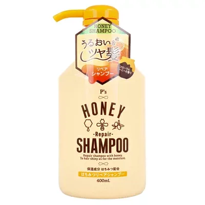ビピット P's はちみつリペアシャンプー フローラルハニーの香り 400mL ヘアケア ローヤルゼリー 集中補修