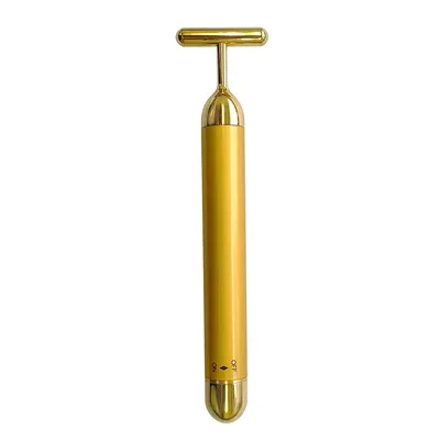 24金電動美顔器 BEAUTY STICK フェイスマッサージ スキンケア リフトアップ