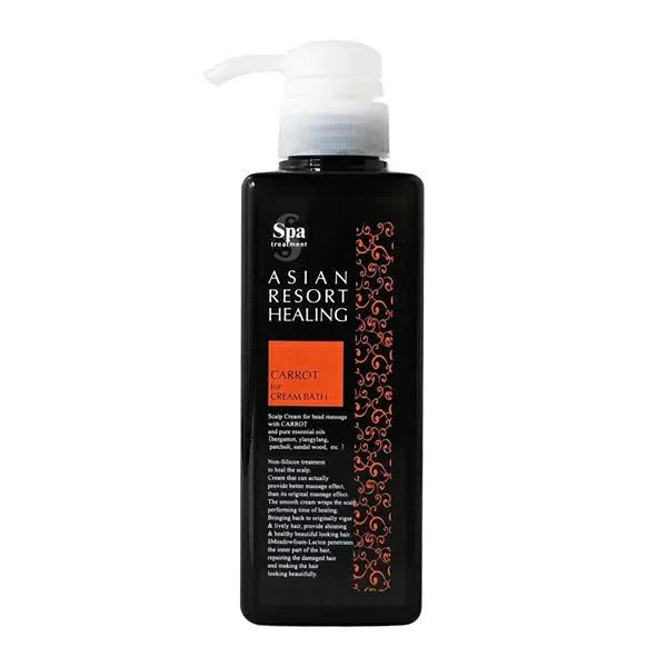 Spa treatment スパトリートメント クリームバス(スキャルプクリーム)キャロット 400ml ヘアトリートメント ヘアエステ 日本製
