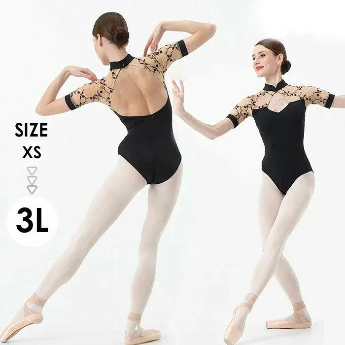 レオタード バレエ 大人 バレエ用品 ユニフォーム バレリーナ スリムフィット 衣装 ダンス ballet用品 レッスン着 練習衣装 ジュニア 韓国 大人用 ブラック ネイビー