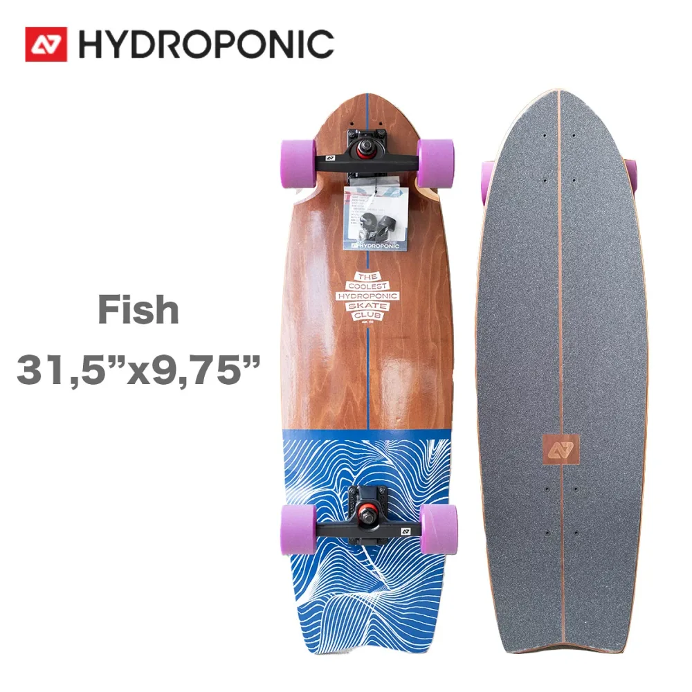 【10/4-9エントリーでP7倍】スケートボード ハイドロポニック Hydroponic コンプリート Surfskate Complete Fish 31.5インチ Coolest スケボー サーフスケート フィッシュ ターン 回転 ハイドロフォニック アーバン スポーツ HP-L0126-07 正規品