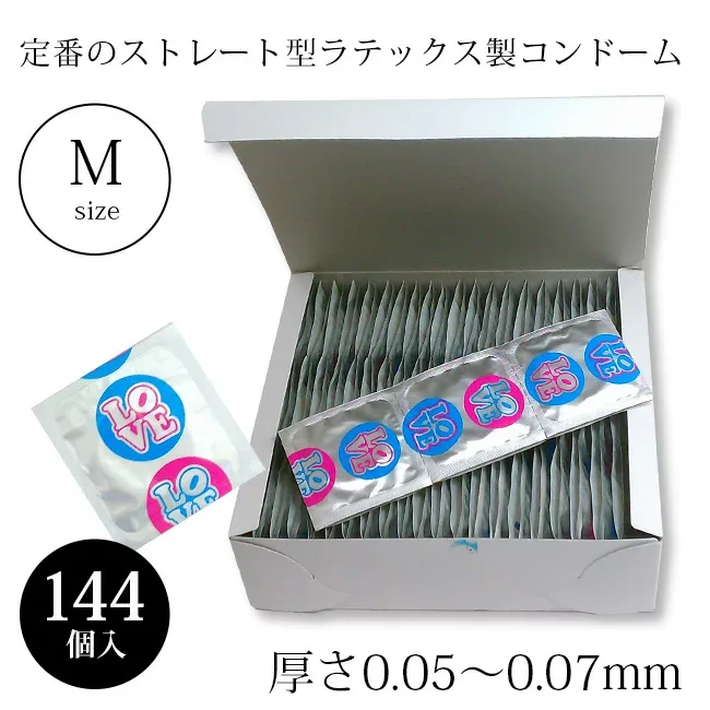 コンドーム 業務用 144個入 LOVE&SKIN ラブアンドスキン ラブ&スキン 業務用コンドーム 避妊具