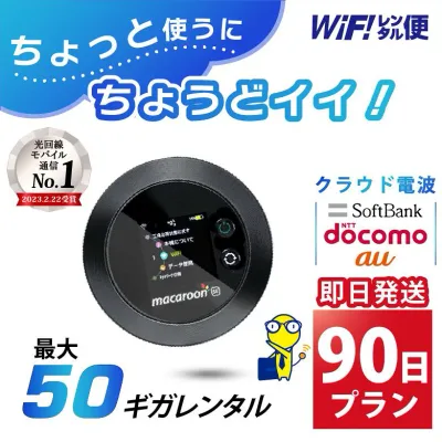 WiFi レンタル 90日 即日発送 レンタルwifi レンタルWi-Fi レンタルワイファイ wifiレンタル Wi-Fiレンタル ワイファイレンタル wi-fi ワイファイ 国内 ポケットwifi ポケットWi-Fi ポケットワイファイ 入院 旅行 一時帰国 sim モバイルWiFi 3ヶ月 501 ソフトバンク50GB 空港
