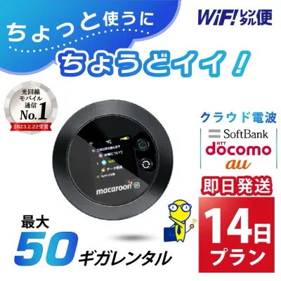 WiFi レンタル 14日 即日発送 レンタルwifi レンタルWi-Fi レンタルワイファイ wifiレンタル Wi-Fiレンタル ワイファイレンタル wi-fi ワイファイ 国内 ポケットwifi ポケットWi-Fi ポケットワイファイ 入院 旅行 一時帰国 sim モバイルWiFi 2週間 501 ソフトバンク50GB 空港