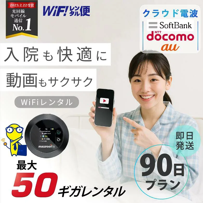 WiFi レンタル 90日 入院 即日発送 レンタルwifi レンタルWi-Fi レンタルワイファイ wifiレンタル Wi-Fiレンタル ワイファイレンタル wi-fi ワイファイ 国内 ポケットwifi ポケットWi-Fi ポケットワイファイ 旅行 一時帰国 sim モバイルWiFi 3ヶ月 e5383 ソフトバンク 50GB