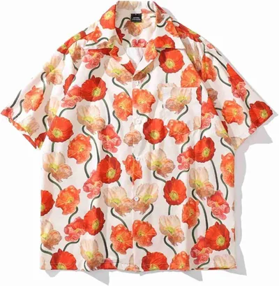 デイパレ 花柄シャツ メンズ 半袖 アロハシャツ 開襟tシャツ 春夏 おしゃれ 総柄 薄手 大きいサイズ 通気 柔らか 男性用 トップス ビーチ ハワイアンシャツ カジュアル リゾート レジャー ペアルック シ