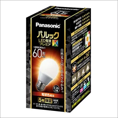Panasonic Parlook LED Light Bulb Base Diameter 26mm Premier