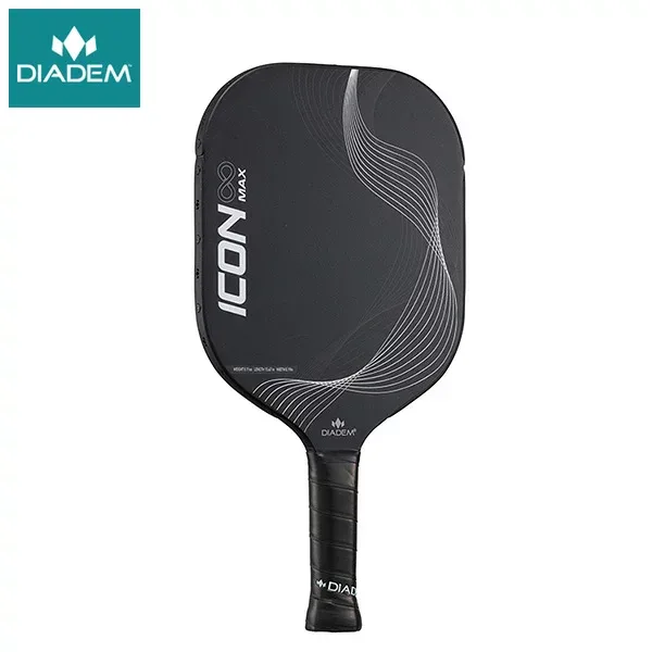 【4日〜マラソン終了まで!最大2000円OFFクーポン】DIADEM ICON IN MAX ピックルボールパドル BLK×WHT TPA011 ダイアデム PICKLEBALL PADDLE ラケット アイコンインフィニティマックス ブラック ホワイト