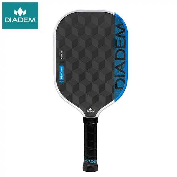 DIADEM ピックルボールパドル EDGE BLUCORE PRO14 25FW ブルー×ホワイト TPA021 ダイアデム PICKLEBALL PADDLE ラケット エッジ ブルーコア プロ14