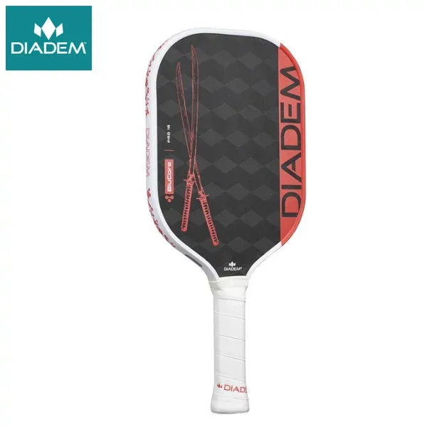 DIADEM ピックルボールパドル EDGE BLUCORE PRO16 YUTA 26FW レッド×ホワイト TPA025 限定モデル ダイアデム PICKLEBALL PADDLE ラケット エッジ ブルーコア プロ16 船水雄太シグネチャーデザイン