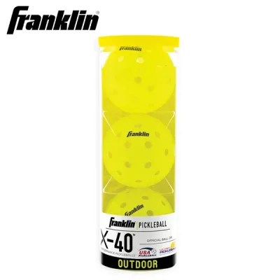 フランクリン Franklin ピックルボール PICKLBALL X-40 3PK 3個入り 屋外用 アウトドア 40hole イエロー