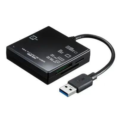 サンワサプライ USB3.1 マルチカードリーダー ASNADR-3ML39BKN|パソコン パソコン周辺機器 ICカードリーダー・ライター