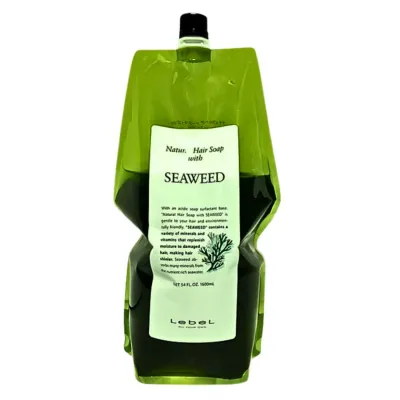 ナチュラルヘアソープ ウィズSW(シーウィード) 1600ml レフィル