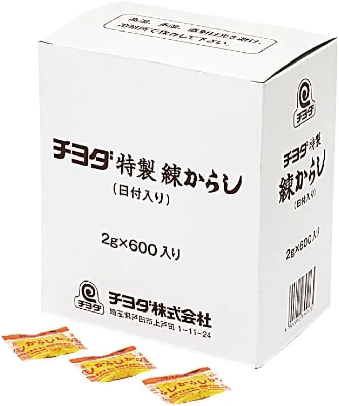 【ケース販売】チヨダ 特製 練からし 2g×600個入×6箱