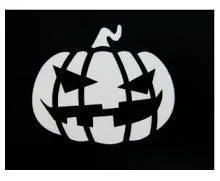 【ハロウィン】ボディペイント/タトゥー用ステンシル 単品【かぼちゃ】パンプキン
