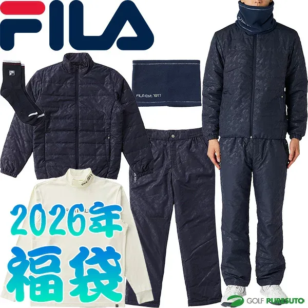 フィラゴルフ 2026年 新春福袋 5点セット メンズ 785-101 ゴルフウェア FILA GOLF フィラ お楽しみ袋 ハッピーバッグ ラッキーバッグ 秋冬ウェア 785101 男性用 おしゃれ ブランド