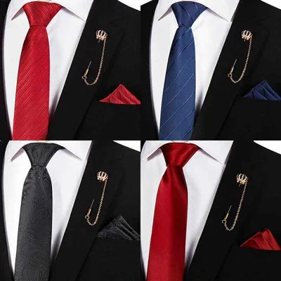 メンズ ネクタイ 3点セット フォーマル ビジネス カジュアル 結婚式 新郎用 ポケットチーフ 胸花 スーツアクセサリー タイ スクエアハンカチ ラペルフラワー 高級感 普段使い