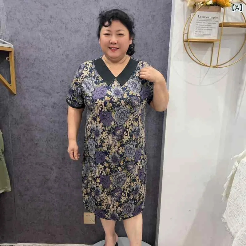 パンツドレス レディース 福祉 夏 冷感 半袖 ドレス レディース ゆったり 大きいサイズ aライン スカート 薄手 マザー