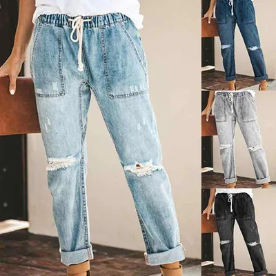デニムパンツ レディース ストレート ジーパン ジーンズ ボトムス ズボン ダメージ加工 クラッシュ加工 切りっぱなし ロング丈 ハイウエスト ゆったり ワイドシルエット 大きいサイズ 体型カバー 着痩せ 細見え 普段着 カジュアル ストリート 韓国