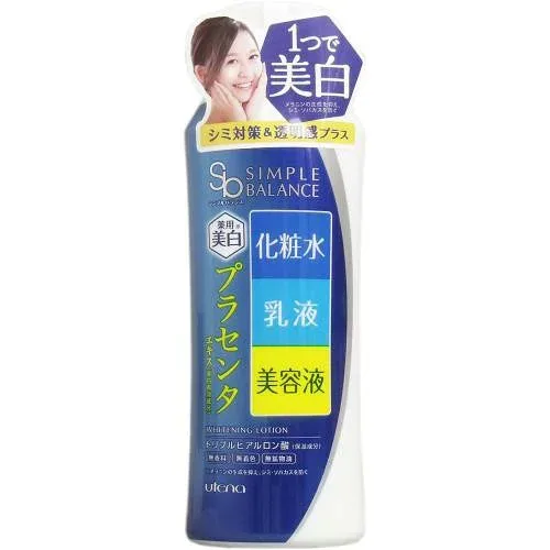 時短スキンケア シミ対策 化粧水 クリーム 美容液を 乾燥 肌あれ防止 ハリ つや素肌 オールインワン スキンケア 保湿 美白 うるおい 乾燥肌 シンプルバランス 美白ローション 220mL