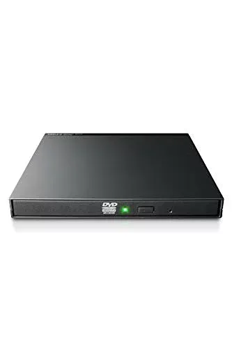 【中古】ロジテック DVDドライブ/USB2.0/薄型/オールインワンソフト付/ブラック