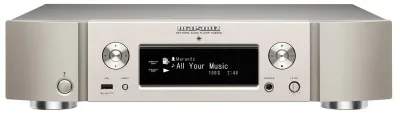 【中古】Marantz ネットワークプレーヤー Bluetooth・Airplay・ワイドFM対応/ハイレゾ音源対応 シルバーゴールド NA-6005/FN