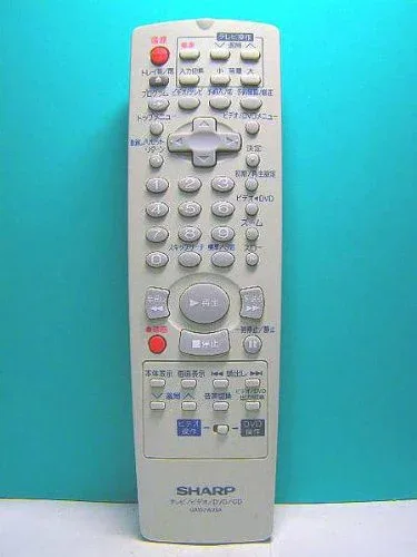 【中古】シャープ ビデオ・DVD・CDリモコン GA157WJSA